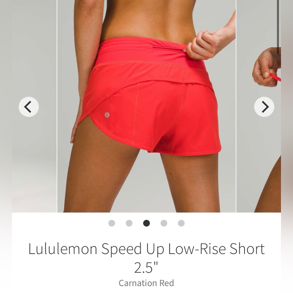 Lululemon Speed Up Low-Rise Lined Short 2.5"